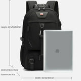 Lkblock 50L 60L 80L Outdoor Backpack with USB Port for Men Pack Bags Large Capacity Unisex Sports Trekking Hiking Camping Available in