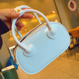 Lkblock Jelly Shoulder Bags PVC Women Small Tote Handbags and Purses New Casual Ladies Messenger Travel Bag High Quality