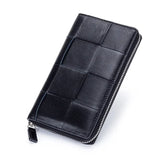 Lkblock 2024 New Fashion Genuine Leather Women Long Wallets Real Leather Female Luxury Brand Design Clutch Girl Lady Gift Cash Purse