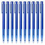 Lkblock DELI-Bullet Tip Ballpoint Pen Set, Fine Point 0.7mm, Blue Ink, Office and School Supplies, Stationery