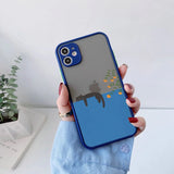 Lkblock Various Style Cat Phone Case For iPhone 16 15 13 12 11 14 Pro Max Mini 14 Plus shell SE2 8 7 Plus X XS XR Shockproof Back Covers