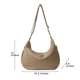 Lkblock High Quality Designer Women Shoulder Bag Female Purses and Handbag Soft PU Leather Large Capacity Tote Bag Underarm Hobo Bag