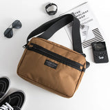 Lkblock Japanese Nylon Travel Shoulder Man Bag Streetwear Style College Teens Sling Men’s Bag Messenger Bags Causal School Cross Bag