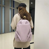 Lkblock Summer School Bag Waterproof Cute Backpack Nylon Female Harajuku College Lady Kawaii Backpacks Fashion Book Girl Bags Student