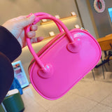 Lkblock Jelly Shoulder Bags PVC Women Small Tote Handbags and Purses New Casual Ladies Messenger Travel Bag High Quality