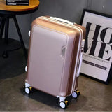 Lkblock ABS+PC luggage set travel suitcase on wheels Trolley luggage carry on cabin suitcase Women bag Rolling luggage spinner wheel