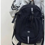 Lkblock Waterproof Nylon Women Y2k Backpack Female Travel Bag Backpacks Schoolbag for Teenage Girls Casual Chic Bookbag Mochila Mujer