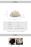 Lkblock New 2024 Corduroy Bag Women Korean Fashion Shell Bag Soft Crossbody Bags For Women Designer Bag Purses and Handbags Bolso Mujer