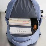 Lkblock Versatile Letter Patch Backpack for Students: College, University, and High School!