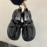 Lkblock Green Luxury Leather Casual Black Women's Summer Footwear Platform Shoes For Woman Loafers On Sale Trend Offer High Quality