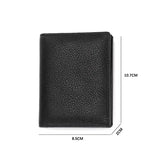 Lkblock Men Women Card ID Holder Business Credit Card Holders Organizer Wallet Purse Bags New Black Brown Fashion Leather Card Wallets