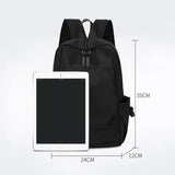 Lkblock Man Canvas Designer Waterproof Sports Travel Male Backpacks Mini Men's Backpack Fashion Small Black Shoulder School Bag