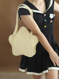 Lkblock Star Yellow Y2k Handbag Women Harajuku Pu Leather Chic Solid Jk Shoulder Bag Ladies Retro Cute Lolita Mini Bag Aesthetic