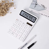 Lkblock Solar Calculator with Dual Power Supply, 12 Digits, Electronic Calculator, Home, Office, School, Financial, accounting Tools