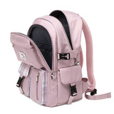 Lkblock New Fashion Women Backpack Large Capacity 15.6 Inch Laptop Backpack Waterproof School Bagpack High Quality