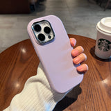 Lkblock Fashion Soft Candy Silicone Phone Case For iPhone 11 12 13 14 15 Pro Max X Xs XR Max Shockproof Bumper Cases Cover