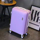 Lkblock ABS+PC luggage set travel suitcase on wheels Trolley luggage carry on cabin suitcase Women bag Rolling luggage spinner wheel