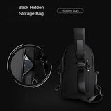 Lkblock Male Shoulder Chest Bag for Men Casual Crossbody Bag Men Anti Theft School Summer Outdoor Short Trip Messengers Sling Bag