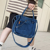 Lkblock Mini Blue Denim Bag