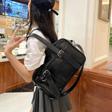 Lkblock Japanese High School Girls Uniform JK Bag PU Leather Shoulder Bag Tote Itabag Back To School Handbags Crossbody Bags For Women