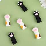 Lkblock 3Pcs/Set Kawaii Cat Pencil Cap Cartoon Silicone Pen Topper Covers For Kids Cute Pencil Extender Stationery School Supplies