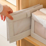 Lkblock Visible Wardrobe Storage Organizers Cabinet Drawer Clothes Storage Box for T-Shirts Jeans Underwear Pants Organizer Box