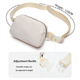 Lkblock 2024 Mini Belt Bag for Women 6 inch Cell Phone Waist Bags Waterproof Oxford Girls Wallet Shoulder Bag  Can Fit Key ID Card