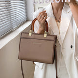 Lkblock Luxury Designe Handbags For Women Korean Style Simple Tote Shoulder Bag High Quality PU Leather Crossbody Bags Women