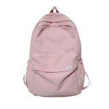 Lkblock New Waterproof Nylon Women Backpack Female Travel Bag Backpacks Schoolbag for Teenage Girls Solid Color Bookbag Mochila Bookbag