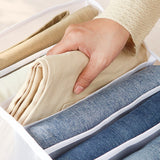 Lkblock Sweater Clothes Storage Grid Boxes Student Dormitory Wardrobe Closet Drawer Organizer T-shirt Pants Clothing Separation Box