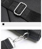 Lkblock Brand Business Men's Briefcase High Quality Totes Leather Men Laptop Handbags Messenger Bags For Male