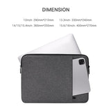 Lkblock Laptop Case Bag 13 14 15.4 15.6 inch Carrying Sleeve For Macbook Air Pro M1 13.3 Cover Huawei Xiaomi HP Lenovo Shell Accessories