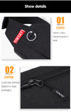 Lkblock Men Waist Bag Pack Purse Casual Large Phone Belt Bag Pouch Women's Canvas Travel Phone Bag Fanny Banana Bag Hip 4 Pockets