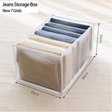 Lkblock Sweater Clothes Storage Grid Boxes Student Dormitory Wardrobe Closet Drawer Organizer T-shirt Pants Clothing Separation Box