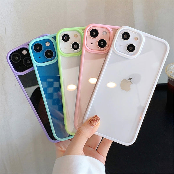 Lkblock Candy Shockproof Silicone Bumper Phone Case For iPhone 11 12 1 ...