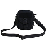 Lkblock Fashion Men Messenger Bag Canvas Cell phone Shoulder Bag Small Crossbody Pack Small Travel Waist Pack Casual Chest Pouch Backpak