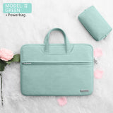 Lkblock PU Leather women Laptop Bag Notebook Case Carrying Briefcase for Macbook Air 13.3 14 15.6 inch men Handbags shoulder sleeve Bag