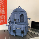 Lkblock Multifunctional Teenager Laptop Backpack Women Cool Canvas School Bag High Quality Student Backpacks Boy Girl Fashion Schoolbag