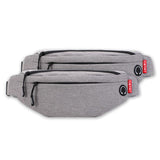 Lkblock Men Waist Bag Pack Purse Casual Large Phone Belt Bag Pouch Women's Canvas Travel Phone Bag Fanny Banana Bag Hip 4 Pockets