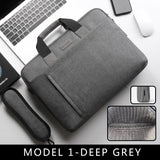 Lkblock Laptop Bag case 13.3 14 15.6 17.3 inch Waterproof Notebook Bag for Macbook Air Pro 13 15 Computer Shoulder Handbag Briefcase Bag