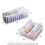 Lkblock Sweater Clothes Storage Grid Boxes Student Dormitory Wardrobe Closet Drawer Organizer T-shirt Pants Clothing Separation Box