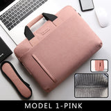 Lkblock Laptop Bag case 13.3 14 15.6 17.3 inch Waterproof Notebook Bag for Macbook Air Pro 13 15 Computer Shoulder Handbag Briefcase Bag