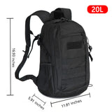 Lkblock Outdoor Tactical Backpack Military Rucksacks Men 15L 20L Waterproof Sport Travel Backpacks Camping Mochila Fishing Hunting Bags