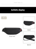 Lkblock Men Waist Bag Pack Purse Casual Large Phone Belt Bag Pouch Women's Canvas Travel Phone Bag Fanny Banana Bag Hip 4 Pockets