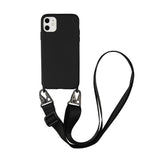 Lkblock Silicone Lanyard Phone Case For iPhone 12 13 11 Pro Max 7 8 Plus X XR XS Max Ultra Cover With Neck Strap Crossbody Necklace Cord