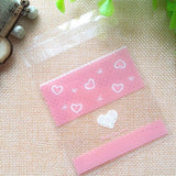 Lkblock 50pcs Cute Cartoon Plastic Bag Wedding Birthday Party Favors Cookie Candy Gift Packaging Bags OPP Self Adhesive Pouch Bags