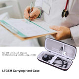 Lkblock Shockproof Carrying Hard Case for 3M Littmann Classic III Monitoring Stethoscope