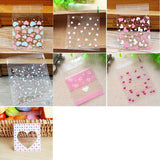 Lkblock 50pcs Cute Cartoon Plastic Bag Wedding Birthday Party Favors Cookie Candy Gift Packaging Bags OPP Self Adhesive Pouch Bags