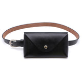 Lkblock Waist Bag Ladies Fashion Genuine Leather Women Waist Belt Bags Waterproof Chest Belly Pouch Woman Fanny Pack Luxury Coin Purse