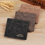 Lkblock Men's Leather Brand Luxury Wallet Short Men's Wallet Credit Card 2021 Top Vintage Male Small Wallet Coin Purse Brand Wallet